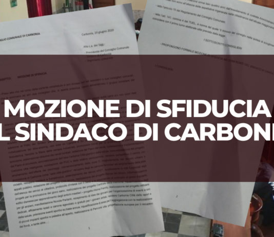 mozione di sfiducia