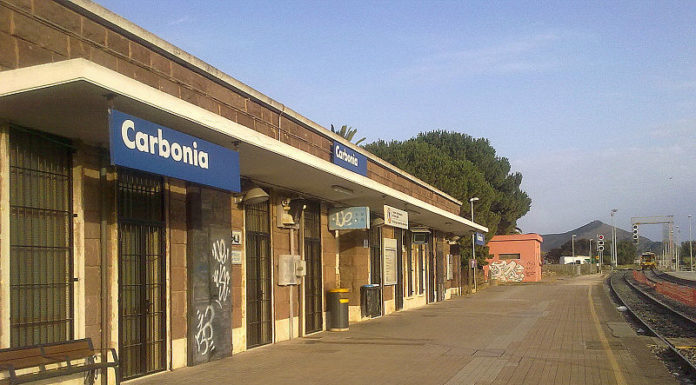 La vecchia stazione Carbonia Stato